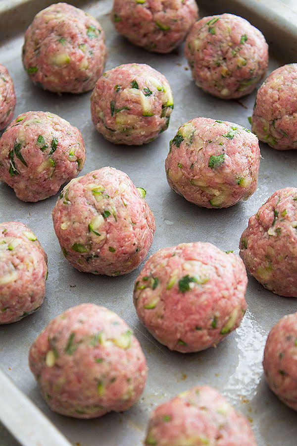 Zucchini Meatballs Espresso My Kitchen