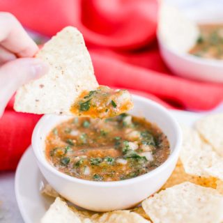 salsa with chips recipe
